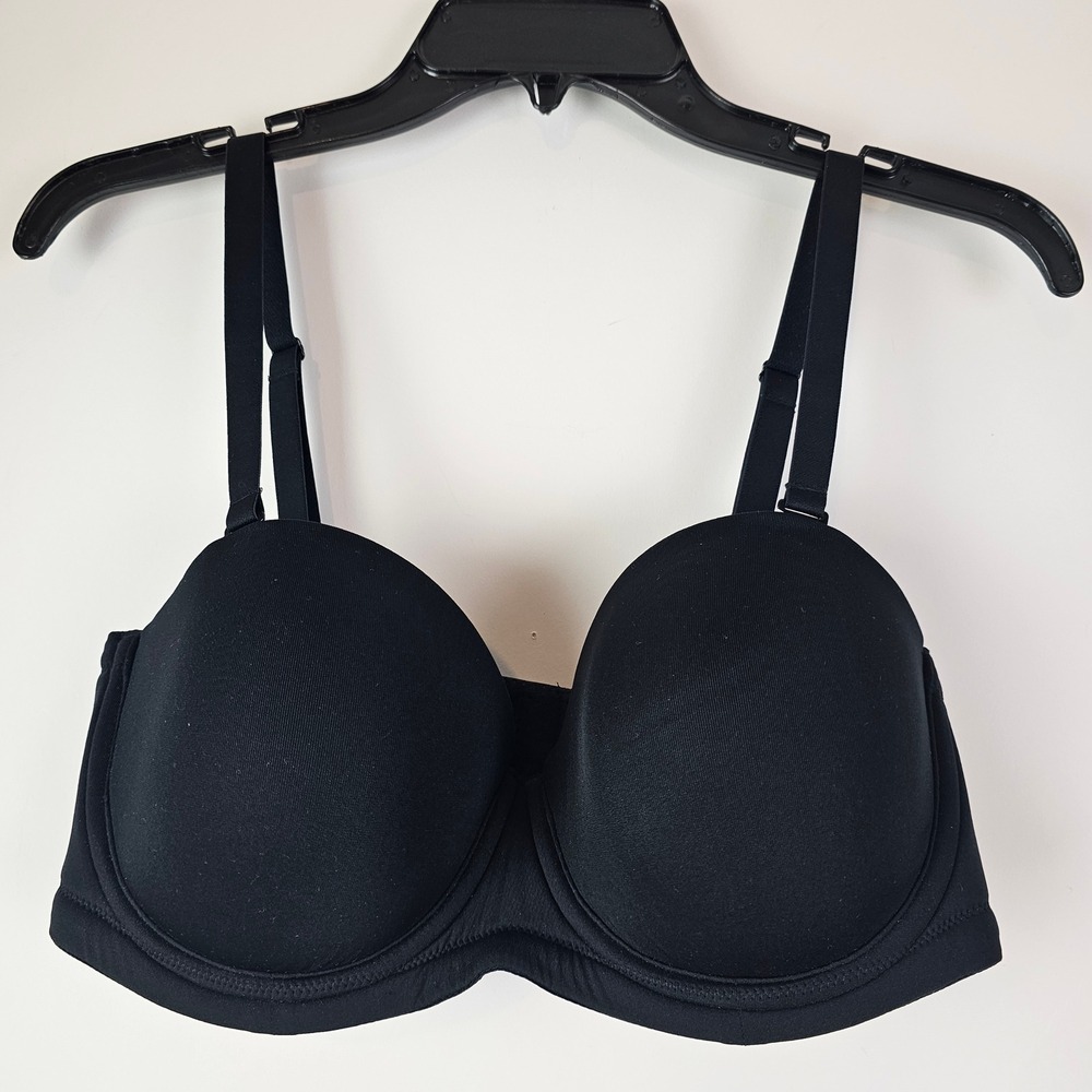 Wacoal 854119 Red Carpet Multiway Strapless Bra Underwire Womens 36DD Black